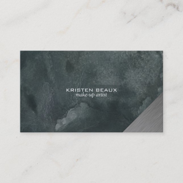 Carte De Visite Accent de Steel Artistique 5 (Devant)