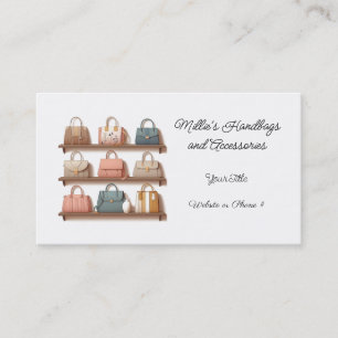 Carte de visite Accessoires de Sac de Luxe