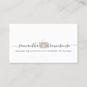 Carte De Visite Accessoires sacs messenger en ligne fait main