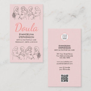 Carte De Visite Accompagnante à la naissance professionnelle post-