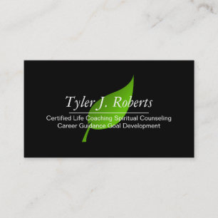 Carte De Visite Accompagnement de coaching spirituel Green Life