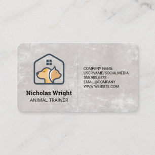 Carte De Visite Accueil Chat Dog   Services d'hébergement pour ani