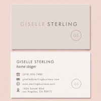 Accueil Stager Pink bleu minimaliste Luxe