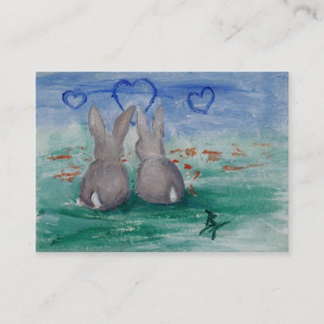 Carte De Visite Aceo de Lovin de lapin (Devant)