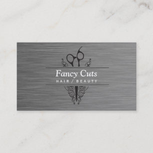 Carte De Visite Acier Boutique Luxe moderne
