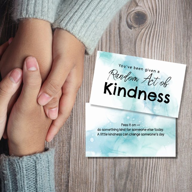 Carte de visite Acte Aléatoire de Bonté | Payez-le (Créateur téléchargé)