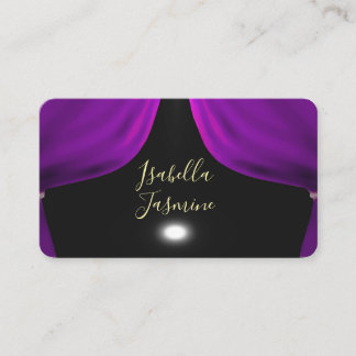 Carte De Visite Actress actor influencer psychic  business card
