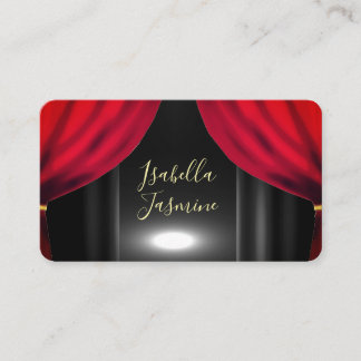 Carte De Visite Actress actor influencer psychic  business card