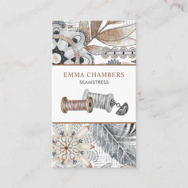 Carte De Visite Adaptateur Seamstress (Devant)