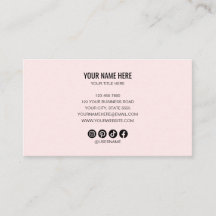Add your custom logo circle professional Pink