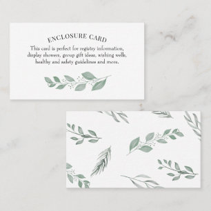 Carte De Visite Adventure Await Green Mountain Encape Card