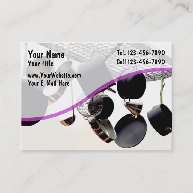 Carte De Visite Affaires Cards_1a de cuisine (Devant)