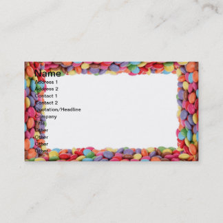 Carte De Visite Affaires de sucrerie