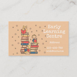Carte De Visite Affaires tôt d'école maternelle de garde de cent