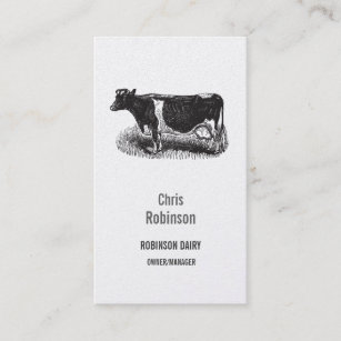 Cartes De Visite Vache Lait Zazzle Fr