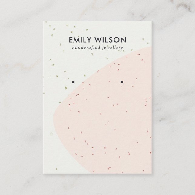 CARTE DE VISITE AFFICHAGE ABSTRAIT D'ÉPAISSEMENT DE LA VAGUE BLEUE (Devant)