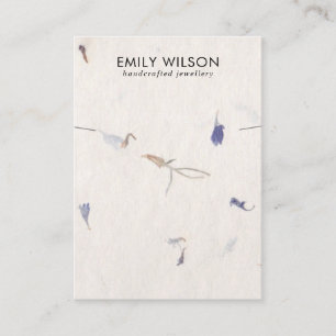 CARTE DE VISITE AFFICHAGE DE BRACELET DE PAPIER À LA MAIN