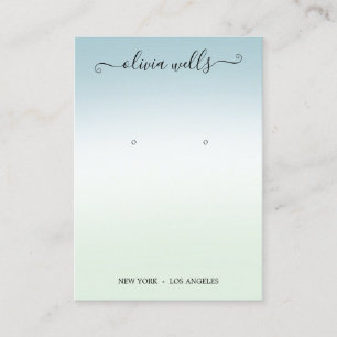 Carte De Visite Affichage de l'écoute de script dégradé