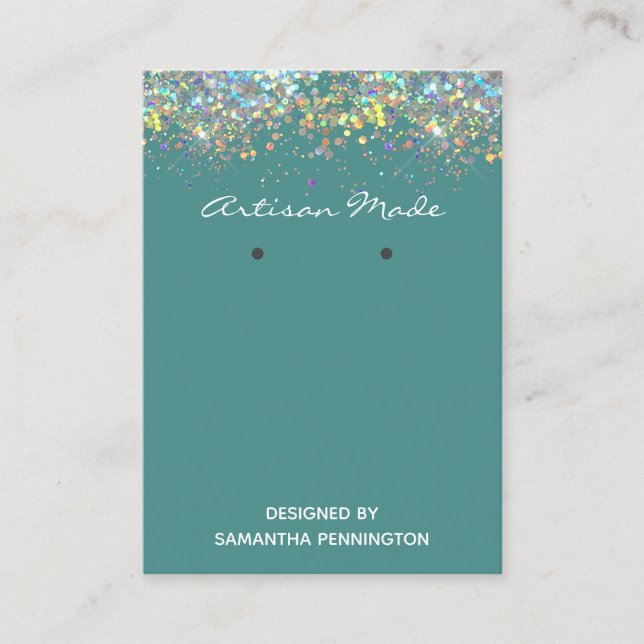 Carte De Visite Affichage de l'oreille Faux arc-en-ciel Parties sc (Devant)