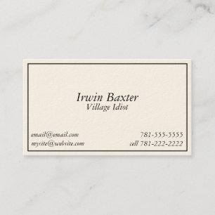 Carte De Visite Affiche cartonnée publicitaire dans les moyens de