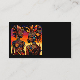 Carte de visite africaine