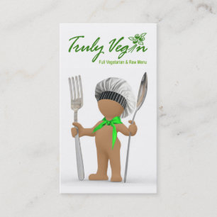 Carte De Visite Afrocentric "chef frais" : Restauration de Bistros