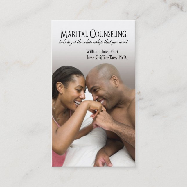 Carte De Visite Afrocentric - consultation matrimoniale, thérapie (Devant)
