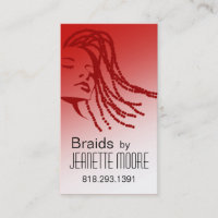 Afrocentric tresse le coiffeur - rouge
