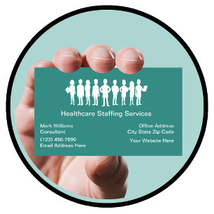 Carte De Visite Agence de placement de personnel médical