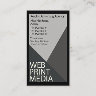 Carte De Visite Agence de publicité
