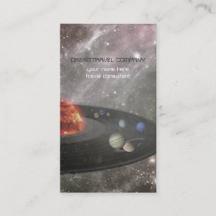 Carte De Visite Agence de voyages musicale, mystique, magique