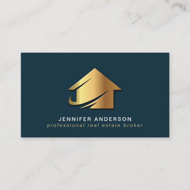 Carte De Visite Agent de courtage immobilier professionnel (Devant)