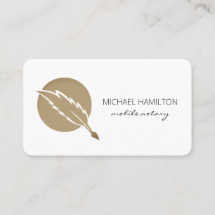 Carte De Visite Agent de signature de notaire mobile