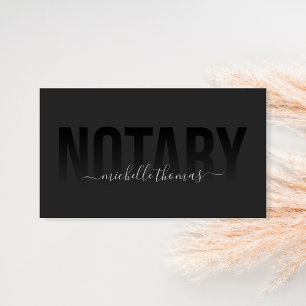 Carte De Visite Agent de signature de prêt notaire Professionnel S