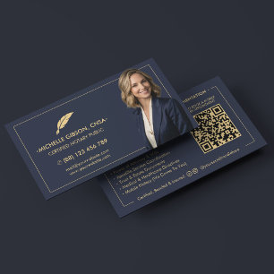 Carte De Visite Agent de signature notaire public mobile moderne d