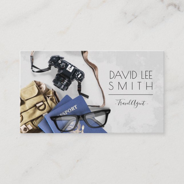 Carte De Visite Agent de voyage (Devant)