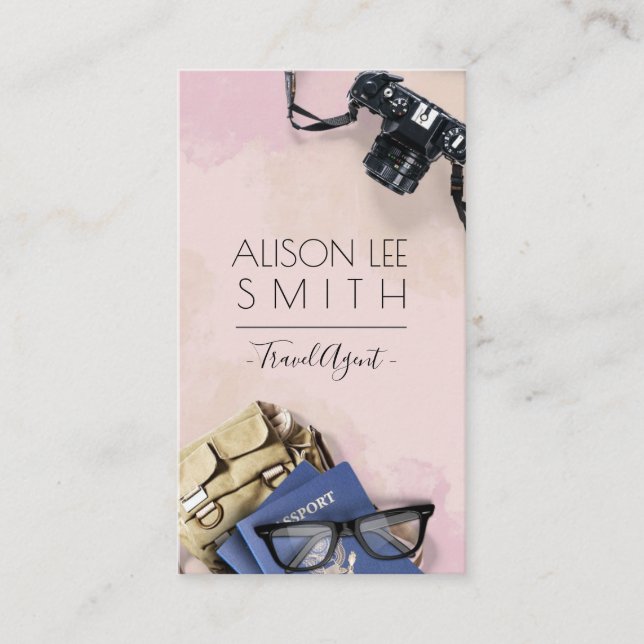 Carte De Visite Agent de voyage (Devant)