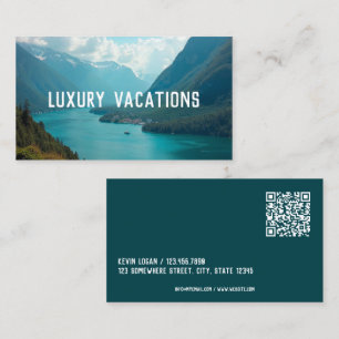 Carte De Visite Agent de voyage de code d'analyse personnalisée