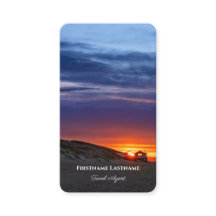 Agent de voyage de plage maritime vibre