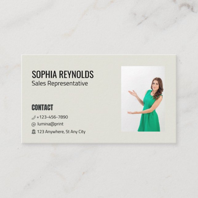 Carte De Visite Agent Immobilier (Devant)