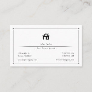 Carte De Visite Agent immobilier