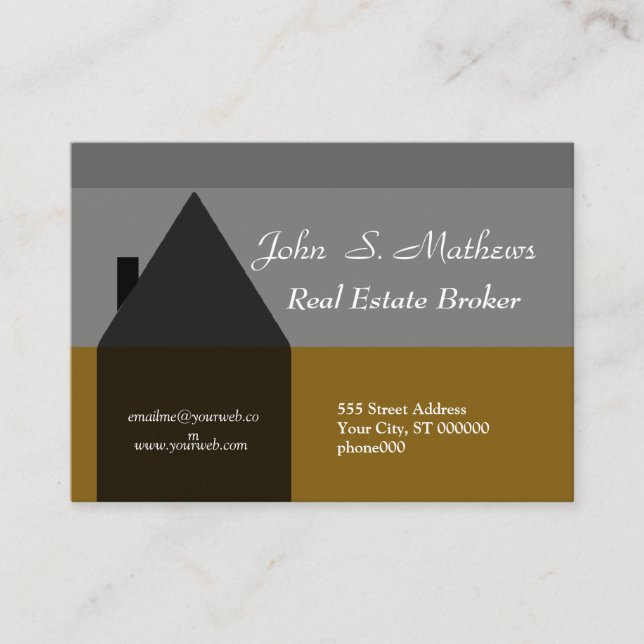 Carte De Visite Agent immobilier chic de vente à la maison de maxi (Devant)