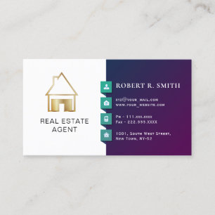 Carte De Visite Agent immobilier Conception classique