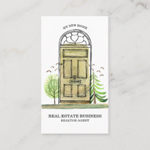 Carte De Visite Agent immobilier courtier nouvelle maison