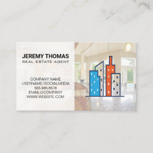 Carte De Visite Agent immobilier Cuisine Propriétés Realtor