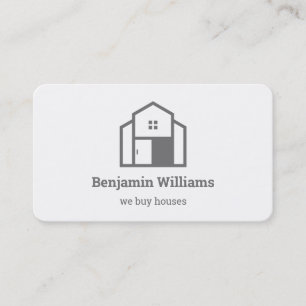 Carte De Visite Agent immobilier Nous achetons des maisons