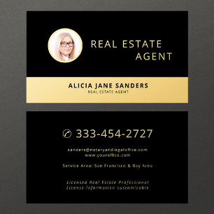 Carte De Visite Agent immobilier photo or professionnel