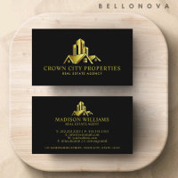 Agent Immobilier Premium Gold et Black personnalis