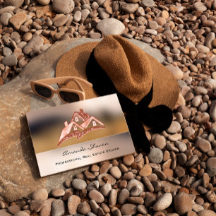 Carte De Visite Agent immobilier professionnel Courtier Luxe House