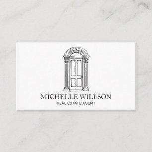 Carte De Visite Agent immobilier professionnel Elegant Realtor